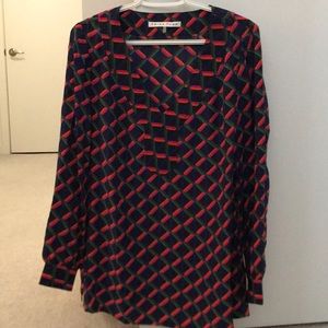 Patterned Trina Turk blouse